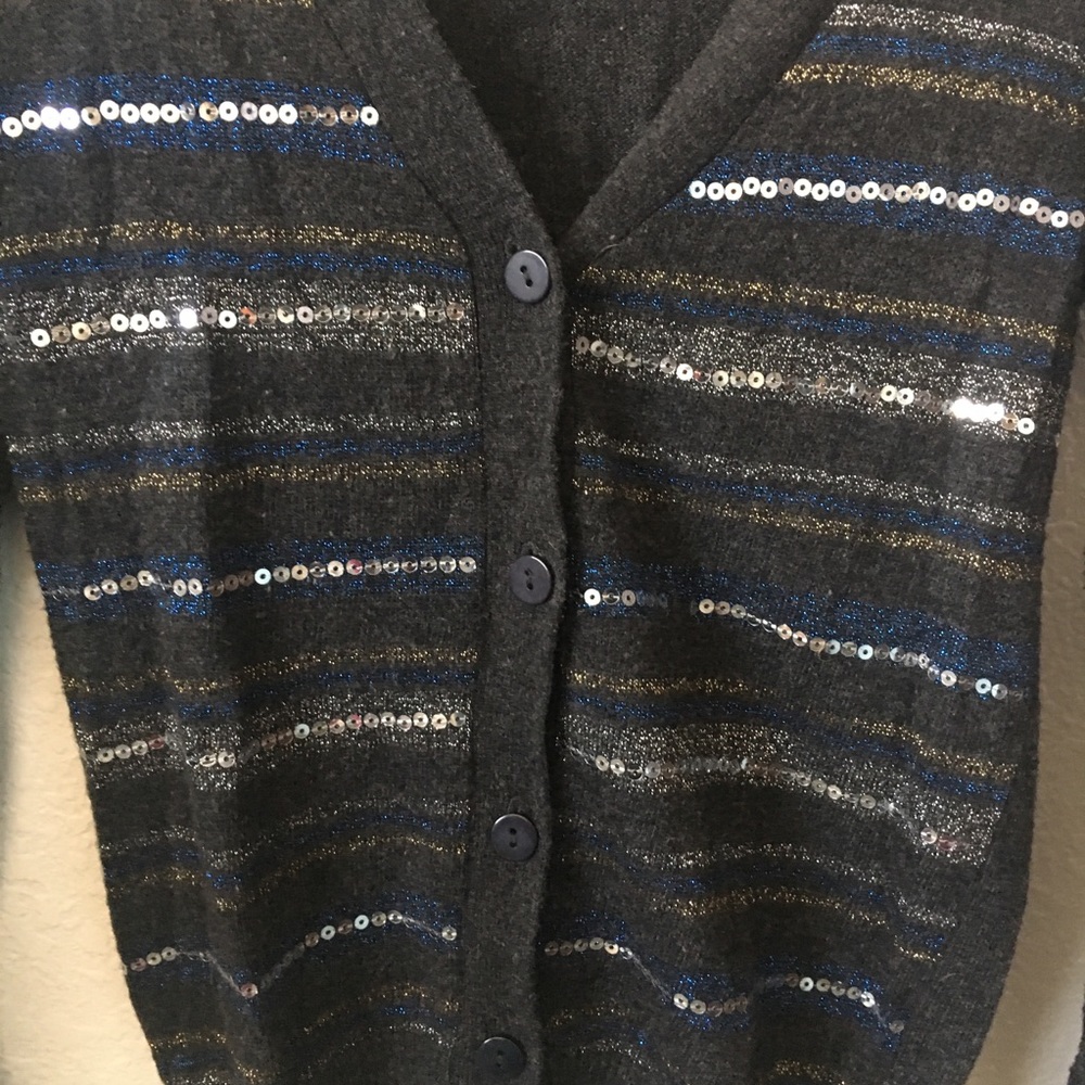 Dark gray cardigan